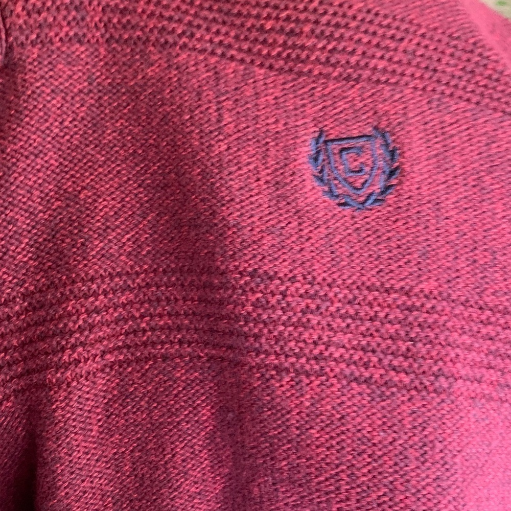 Chaps Three Button Mock Neck Pullover Sweater Men… - image 8